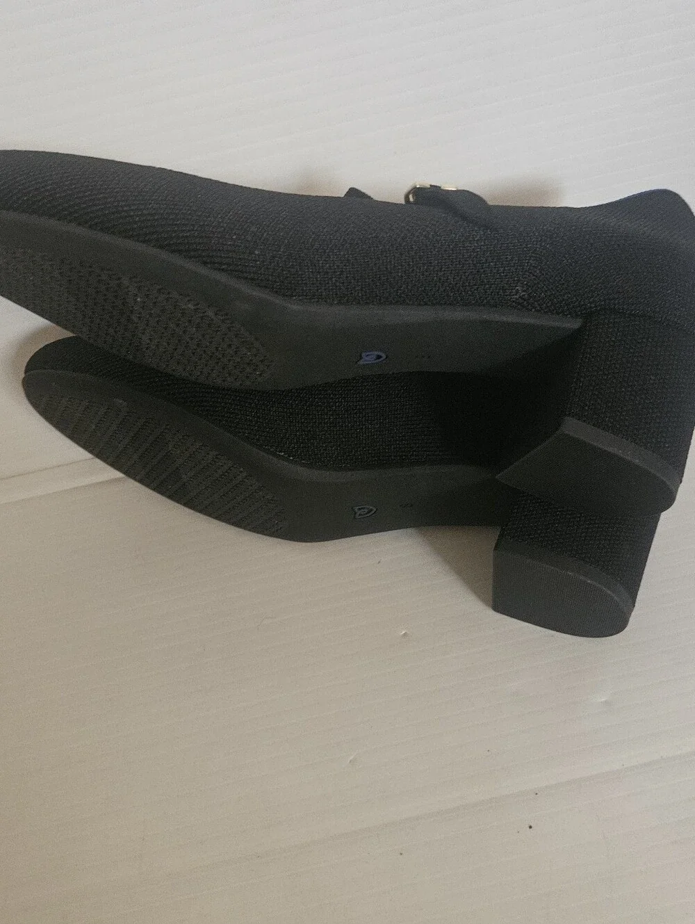Rothy's The Mary Jane Heel Black Size 8 Women’s Slip On Shoes Never Used